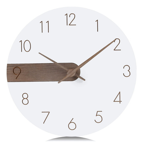 Reloj De Pared Moderno De 10 Pulgadas, Polvo Puro, De 15 Cm,