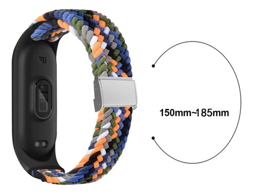 Pulso Correa Manilla Trenzada Para Xiaomi Mi Band 3 4 5 6 7
