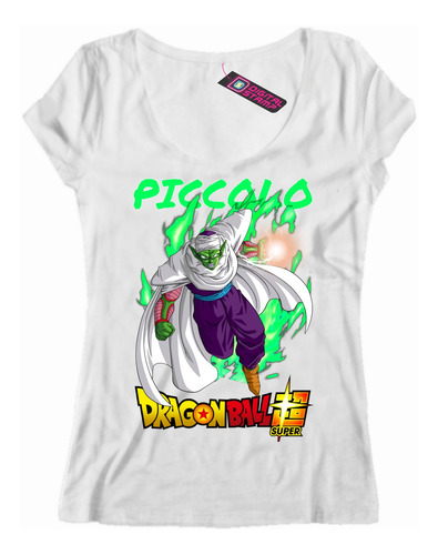 Remera Mujer Piccolo Dragon Ball Super Serie Anime Dbb13 Dtg