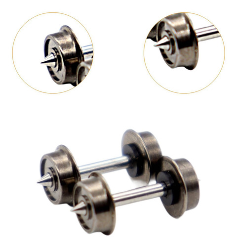 2 Piezas Modificación De Ruedas De Escala De Dc Metal Dc,