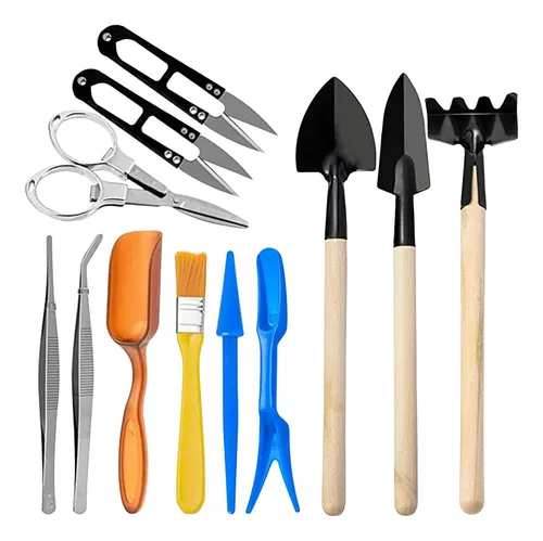 12 Piezas De Herramientas De Trasplante Manual, Herramientas