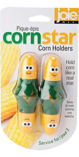 Joie Corn Interlocking Corn On The Cob Holders, 2 Pares...