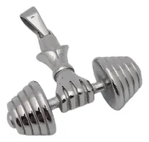 Comprar Collar Pesa Con Mano Mancuerna Gym Acero Joyas Mónaco 