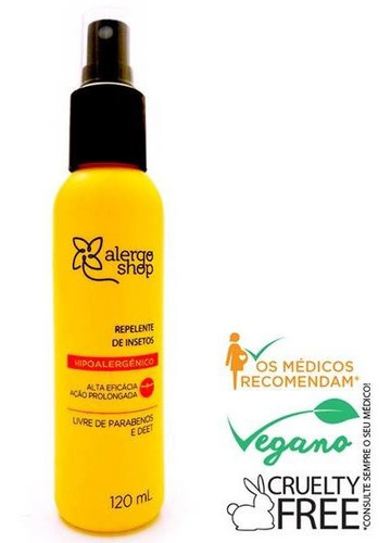 Repelente Hipoalergênico Antialérgico Icaridina Alergoshop