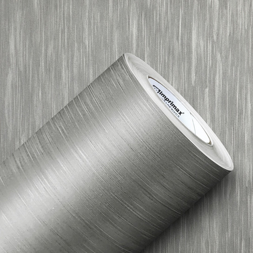 Imagem 1 de 5 de Adesivo Envelopamento Geladeira Aço Escovado Inox 6m X 1m