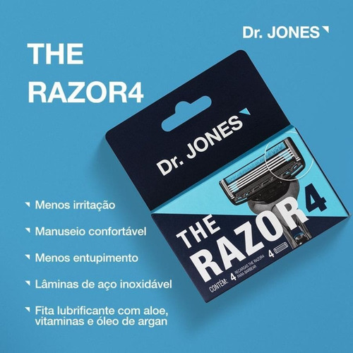 Kit Recargas The Razor 4 ( 4 Unidades ) - Dr. Jones