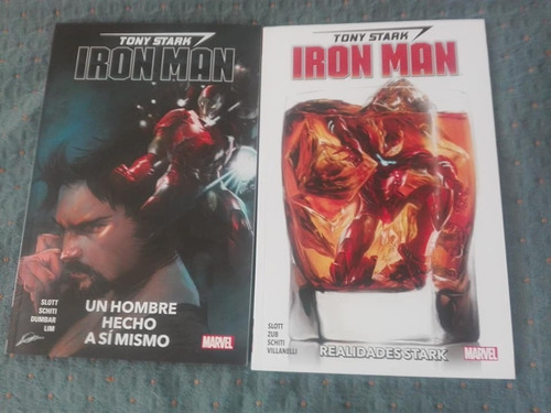 Tony Stark Ironman 2 Tomos(hombre Yrealidades) Panini Marvel
