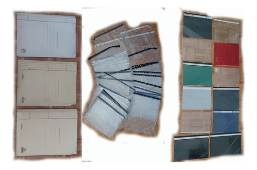 Pack 3 Carpetas Cartulina+12 Trans+40 Folios+ Leer Descrip.