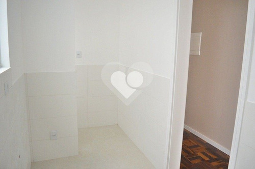 Apartamento 1 Quarto Com Suíte, Living 2 Ambientes, 1 Vaga Coberta, Elevador No Menino Deus - 28-im412956
