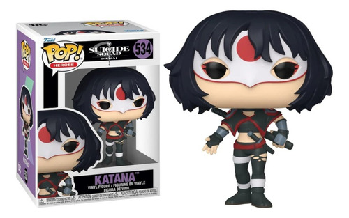 Funko Pop Animation Dc Suicide Squad S1 Katana #534