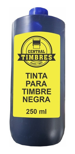 Tinta Para Timbre De Goma De 1/4 Litro 250ml Central Timbres