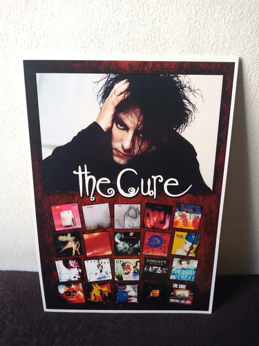 Poster The Cure Vinil Wish Pornography Top Disintegration 