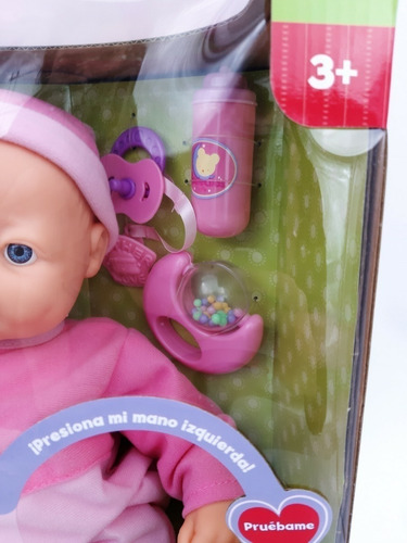 Muñeca Bebe Bostecitos Gestitos Faciales Con Sonido