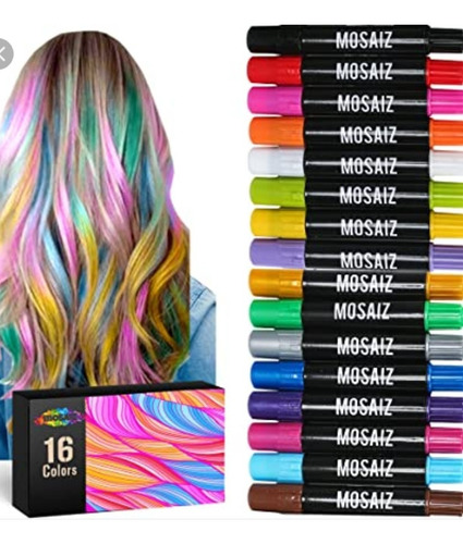 Imagen 2 de 3 de Marcadores De Colores Para El Cabello