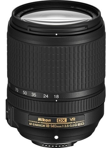 Lente Nikon Af-s Dx Nikkor 18-140mm F/3.5-5.6g Ed Vr Novo