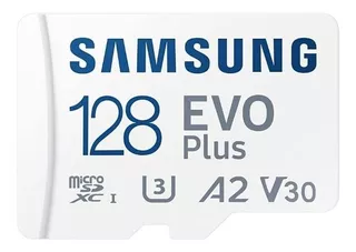 Micro Sd Samsung Evo Plus + 128gb V30 130mb/s