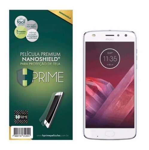 Película Hprime Moto Z2 Play Frente + Verso + Lente Câmera