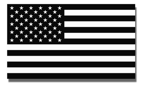 Bandera De Estados Unidos Sticker Calcomanía 12.7cm X 7.62cm
