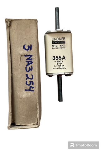 Fusible Nh Tamaño 2 355 500v. Igual Al 3na3254 Siemens (Usado)