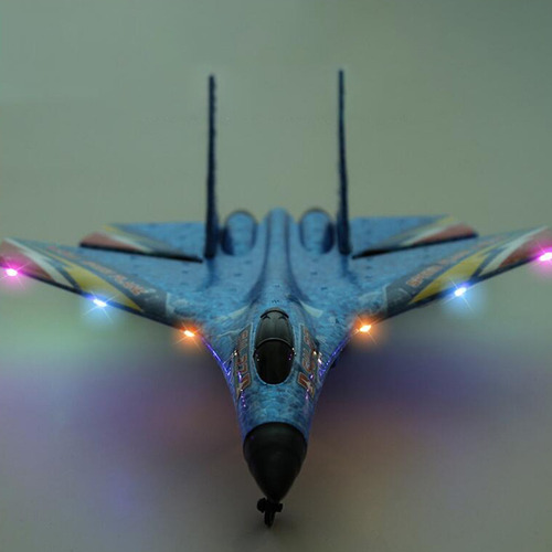 Su-27 Rc Fija Rtf 2 Canales Luces Frescas Epp Espuma