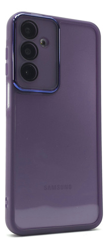 Funda + Mica Para Samsung A16 Case Protector Carcasa Rudo Balloon Cromo - Violeta Samsung A16
