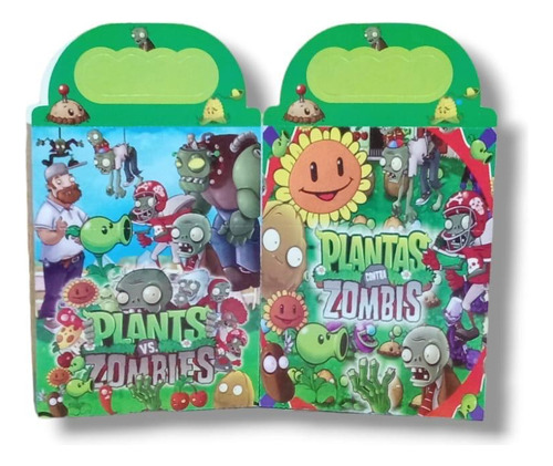 Plantas Vs Zombies Pack Fiestas De Cumpleaños 70 Invitados Plantas Vs Zombies