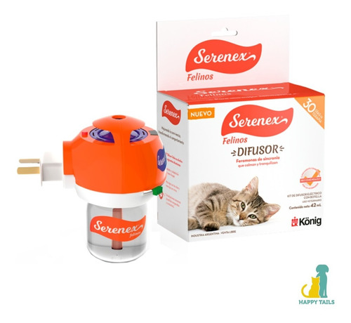 Serenex Feromonas Felinos Difusor - Happy Tails