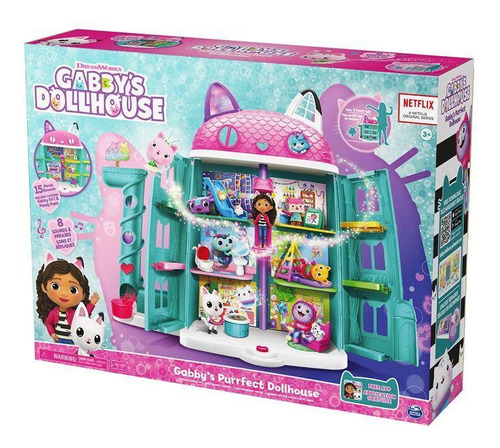 Playset A Casa Mágica Da Gabby 40cm - Casa Gabby Dollhouse