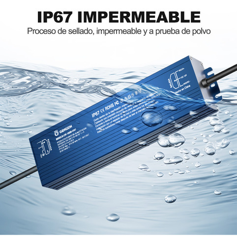 Fuente Poder 12v 100w 8.33a Transformador Exterior Ip67