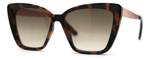 Lentes De Sol Para Mujer Chic Mod Oversize Cat Eye Diva Meta