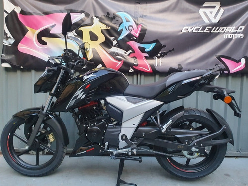 Imagen 4 de 23 de Tvs Rtr 160 Led Gps Cycle World Motors Hasta El 26/5