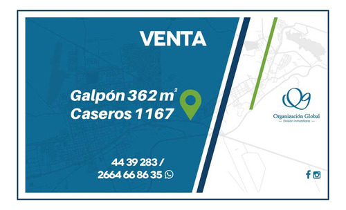 Venta. Galpón 362 M² Caseros 1167