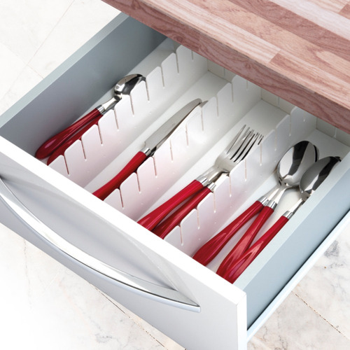 Imagem 3 de 3 de Organizador De Gavetas Médio Divisórias Plásticas - Arthi