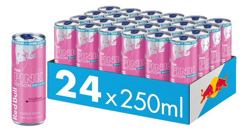 Red Bull Sugar Free Pink Edition 24 Pack 250 Ml