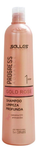 Shampoo Anti Resíduo Gold Rose Salles Profissi 1lt