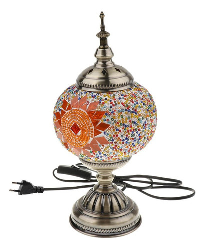 Lámpara De Mosaico Turco Hecha Marroquí De Noche Yy