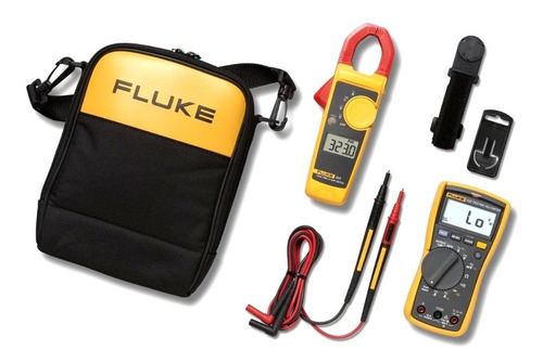 Imagen 2 de 2 de Kit Combo Multímetro Y Pinza Amperimétrica Fluke 117 / 323