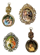 Comprar Lote De Camafeos Miniaturas De Seda Y Antimonio