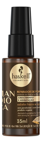 Mandioca Haskell Kit Shampoo Cond Másc Leave In Rep Pontas