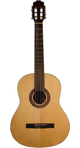 La Sevillana A-2e Guitarra Electroacústica Clásica Abeto 