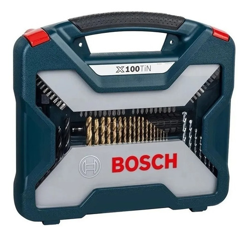 Juego Set Kit Bosch Mechas Puntas Fresador Tubos Iman 100 Pc