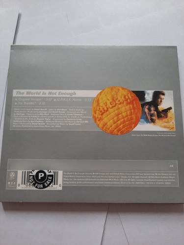 Garbage - The World Is Not Enough Cd Maxi Made In Europe