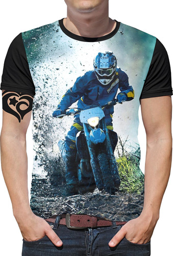 Camiseta Motocross Trilha Enduro Masculina Blusa Roupa Lama