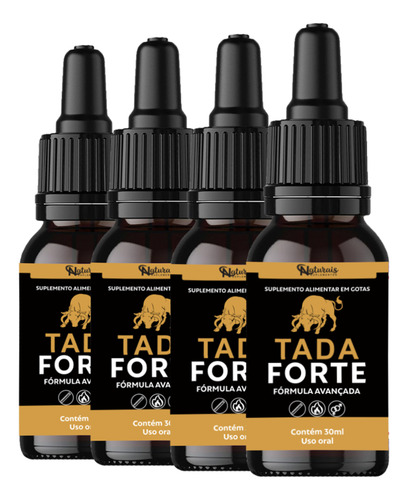 5x Tada Forte 30ml Original Fórmula Avançada - Loja Oficial Sem Sabor