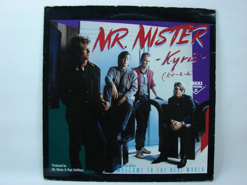 Vinilo Single 12  Mr. Mister Kyrie 1985 Ed Alemania