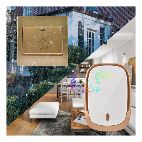 Timbre Impermeable Para Hogar Inteligente Inalámbrico Sick O