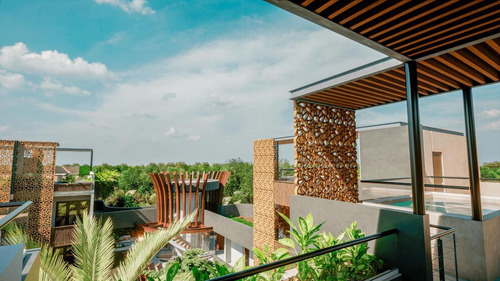 Departamento En Venta En Tulum Con Pungle Pool Privado A 7 Minutos Del Mar