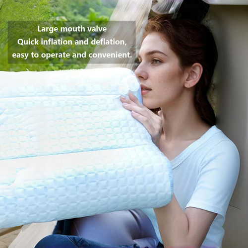 Almohada Inflable Abahub Para Camping Y Viaje Tpu Antifugas