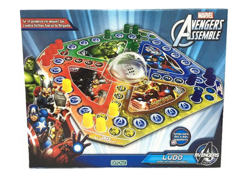 Juego Ludo Avengers Vengadores Marvel Ditoys