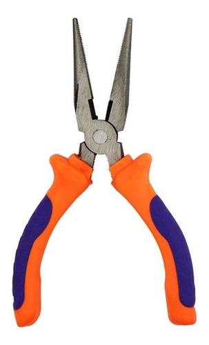 Imagem 2 de 2 de Alicate De Bico Meia Cana 15cm Azul Laranja Western 78/6